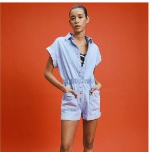 Zara denim jumpsuit size Medium